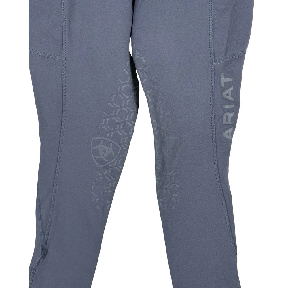 Ariat Youth Girls EOS Knee Patch Tights Navy Blue Riding Leggings Size Medium 10
